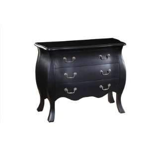  Bombay Chest in Distressed Black: Home & Kitchen