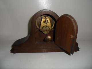 1900 Oak Mantle Clock      
