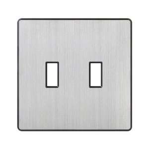  Fassada 2 Gang Wall Plate by Lutron