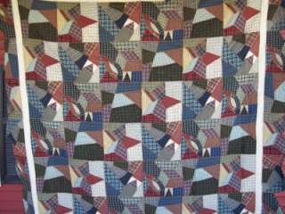 Crazy Square king Hand made Patchwork Quilt  
