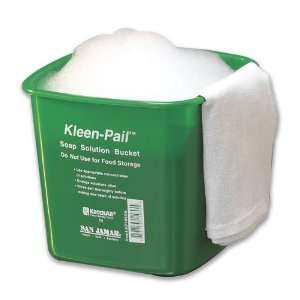 San Jamar KP196GN Kleen Pail 6 Quart Size Green Pail Container  