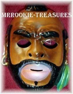 Rare 1983 A TEAM MR T Life like face mask Mint  