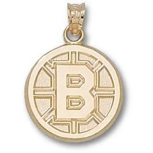  Boston Bruins Solid 14K Gold B Logo 5/8 Pendant 