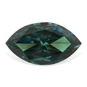  0.39 Ctw Teal Blue Color Marquise Real Loose Diamond For 