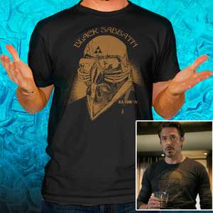Black Sabbath US Tour 78 Iron Man The Avengers Tony Stark Tee T Shirt 