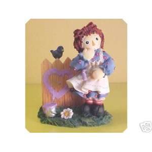  Raggedy Ann Andy Painting Heart 640506 Enesco Everything 