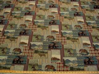 Northwest tartan tapestry upholstery fabric ft941  