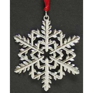  Lunt Annual Snowflake Ornaments with Box, Collectible 