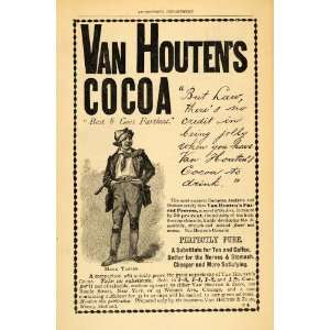  1891 Ad Van Houtens Cocoa Mark Tapley Pricing Quantity 