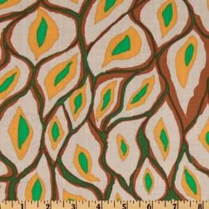  44 Wide Brandon Mably Collection Scales Brown Fabric By 