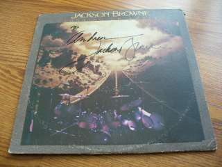 JACKSON BROWNE Running on Empty AUTOGRAPHED lp  