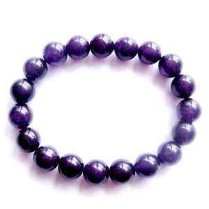    10mm Purple Jasper Beads Tibetan Buddhist Wrist Mala Jewelry
