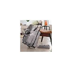  Joy Mangano Clothes It All Double Decker Duffle   Pewter 