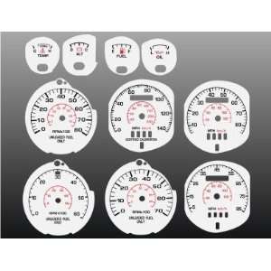  1979 1982 Ford Mustang White Face Gauges: Automotive