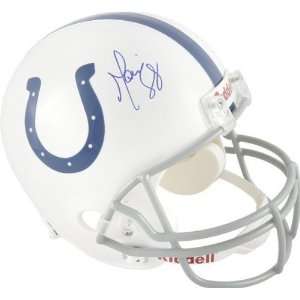  Marvin Harrison Autographed Helmet  Details: Indianapolis 