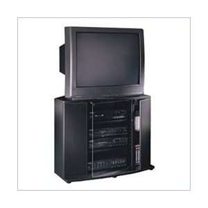  Matte Black Tall TV stand Furniture & Decor