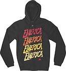 NEW Mens Emerica BLAHKA BLAHKA 80/20 Cotton Poly Zip Hoodie Black 