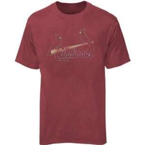   Play Pigment T shirt by Majestic Athletic   Brick Extra Large Sports
