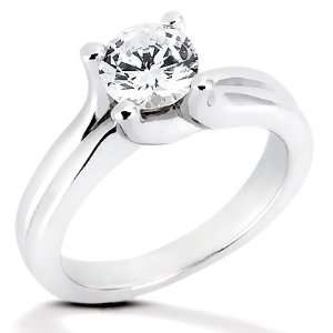   51 carat F VS1 diamonds solitaire engagement ring 