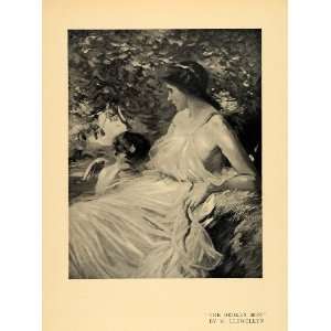  1908 Print Broken Bow Venus Cupid Punishment Crying Art 