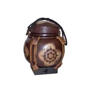 Small Brown Thai Rice Pot 