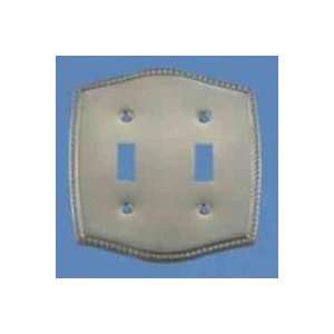  DOUBLE SWITCH PLATE BRUSH NKL: Home Improvement