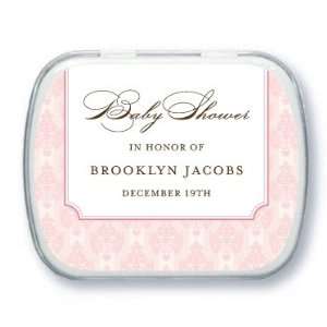 Personalized Mint Tins   Damask Label: Tea Rose By Fine Moments 