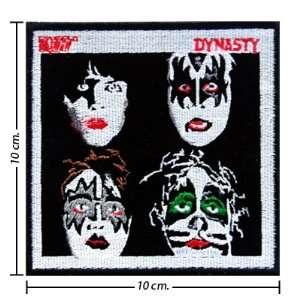 Kiss Music Band Logo 2 Embroidered Iron on Patches Free Shipping From 