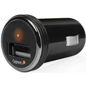  Power Mini USB Car Charger   Black Cell Phones 