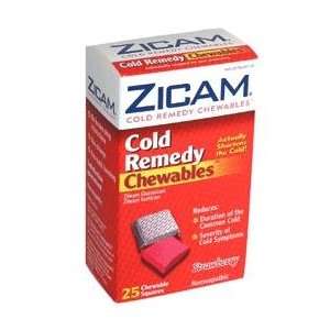  Zicam Cold Remedy Chewables Size 25 Health & Personal 