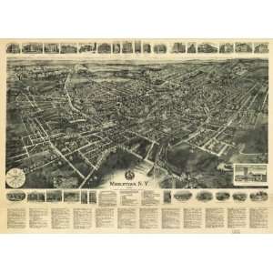  1922 map of Middletown, New York: Home & Kitchen