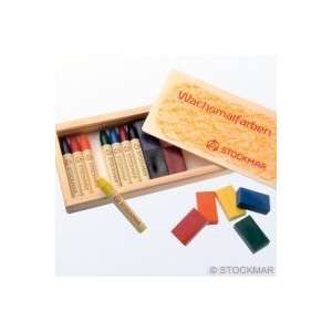  Stockmar Beeswax Crayons   Wooden Box: Toys & Games