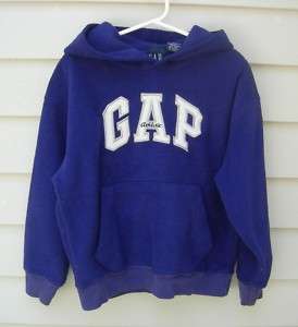 GAP Fleece Hoodie Sweatshirt Purple Youth Girl Boy XS  