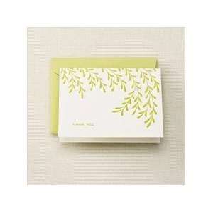  Letterpress Willows Thank You Notes