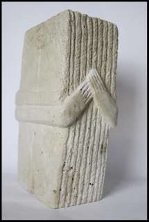 BEAUTIFUL SCULPTURE BY BRANCUSI   THE KISS  