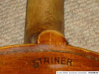 Nice old violin nice flamed NR Stainerbranding  