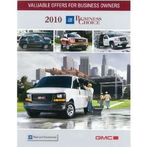  2010 GMC Sales Brochure Literature Book Piece: Automotive