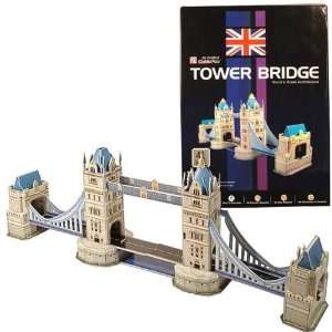   : London Tower Bridge Build Your Own 3D Kit   41 Pieces: Toys & Games
