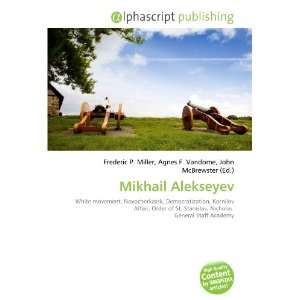 Mikhail Alekseyev (9786133921962) Books