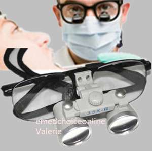   Surgical Medical Binocular Loupes 3.5X 420mm Optical Glass Loupe
