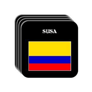  Colombia   SUSA Set of 4 Mini Mousepad Coasters 