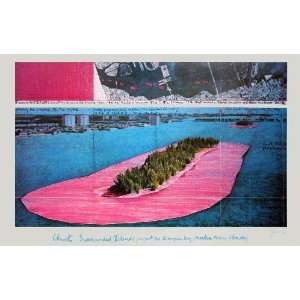Surrounded Islands, Miami, SIGNED by Christo, 1982
