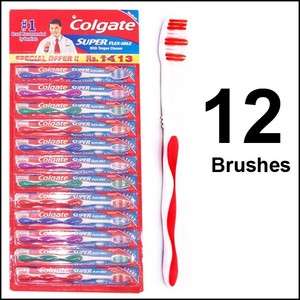   Flexible Toothbrush MEDIUM Bristles   Wholesale lot of 12 Brushes