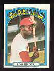 1972 Topps, #200, Lou Brock St. Louis Cardinals NM MT 8