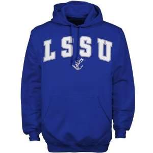 Lake Superior State Lakers Royal Blue Player Pro Arched Hoody 