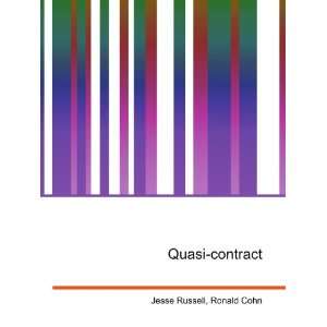  Quasi contract Ronald Cohn Jesse Russell Books