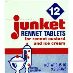  Junket, Rennet Tablets Vnla 8Ct, 0.23 OZ (Pack of 12 