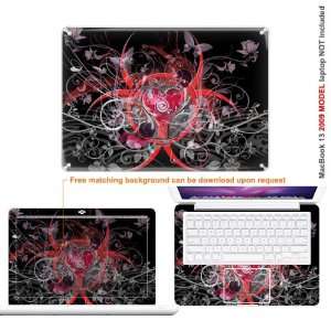 Protective Decal Skin Sticker for Macbook 13 ( White Polycarbonate 
