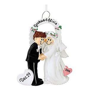  Wedding Couple Arch Christmas Ornament