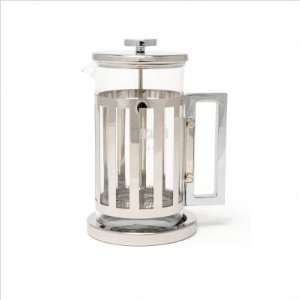  Athena 8 Cup Cafetiere in Chrome / Steel: Kitchen & Dining